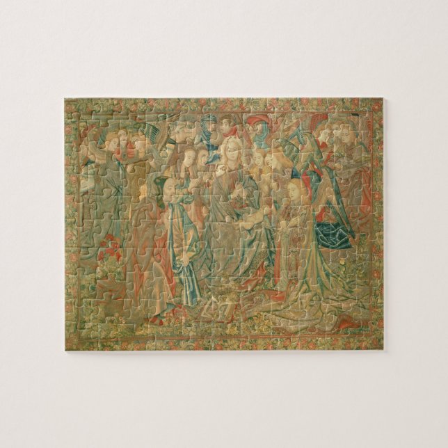 Adoration of the Christ child  (Tapestry) Jigsaw Puzzle (Horizontal)