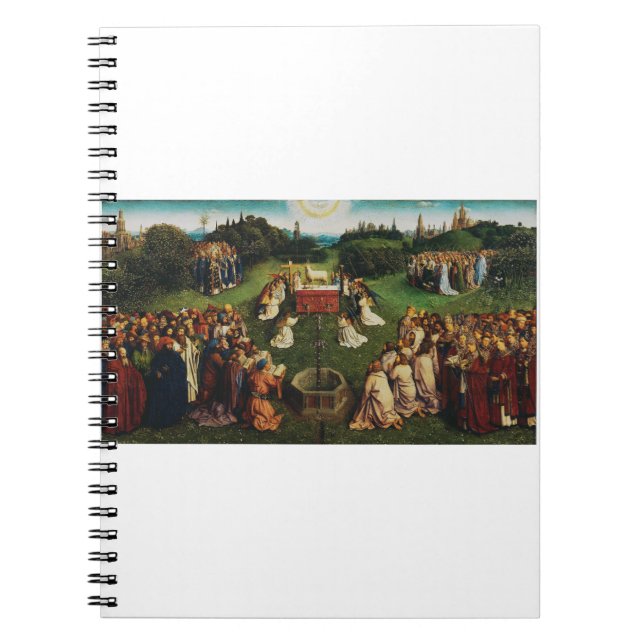 Adoration of the Lamb by Jan van Eyck Notebook (Front)