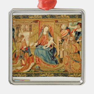 Adoration of the Magi, 15th-16th century Metal Ornament