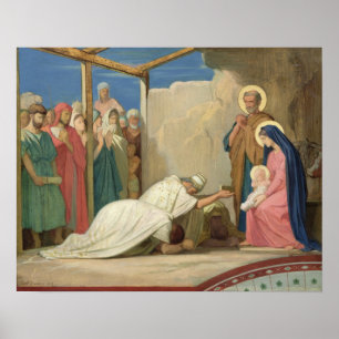 Adoration of the Magi, 1857 Poster