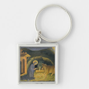Adoration of the Magi Altarpiece; left hand predel Keychain