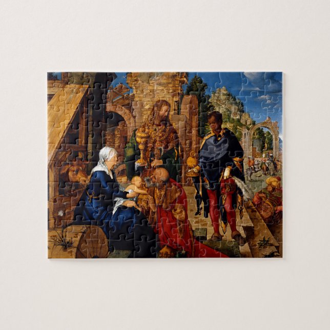 Adoration of the Magi by Albrecht Durer Jigsaw Puzzle (Horizontal)