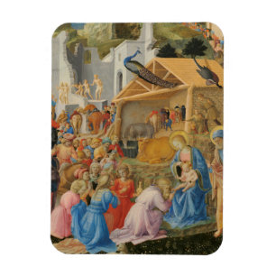 Adoration of the Magi by Fra Angelico and Filippo  Magnet