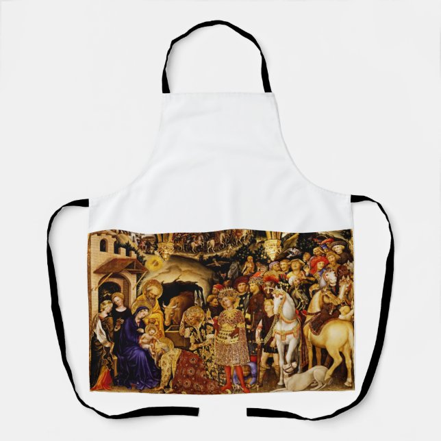 Adoration of the Magi by Gentile da Fabriano Apron (Front)