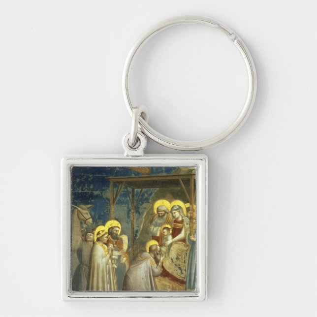Adoration of the Magi, c.1305 Keychain (Front)