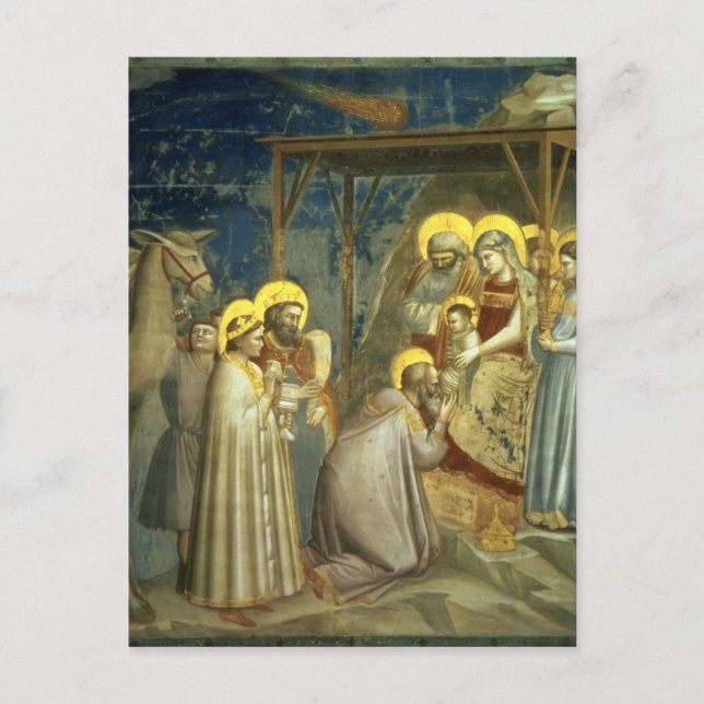 Adoration of the Magi, c.1305 Postcard (Front)