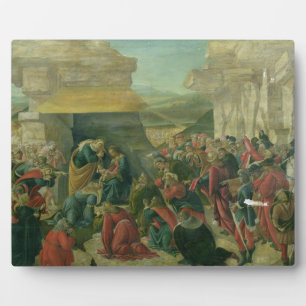 Adoration of the Magi, c.1480 (tempera on panel) ( Plaque