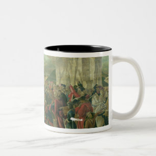Adoration of the Magi, c.1480 (tempera on panel) ( Two-Tone Coffee Mug