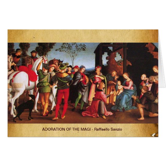 ADORATION OF THE MAGI CARD