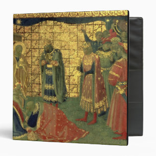 Adoration of the Magi, detail from a predella pane Binder