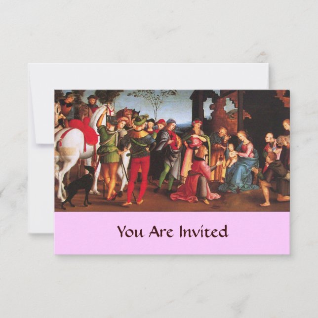 ADORATION OF THE MAGI INVITATION (Front)