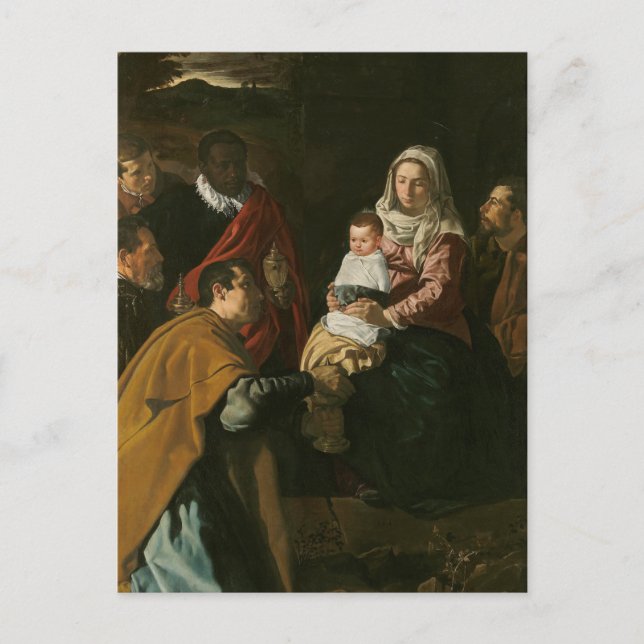 Adoration of the Magi Postcard (Front)