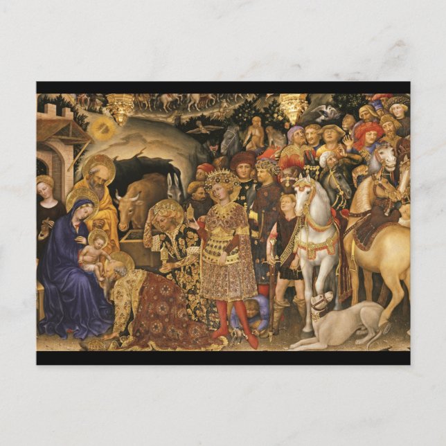 Adoration of the Magi Postcard (Front)