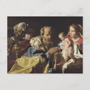 Adoration of the Magi Postcard