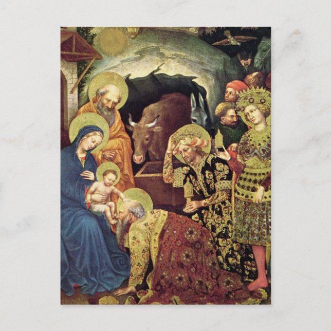 Adoration of the Magi Postcard (Front)