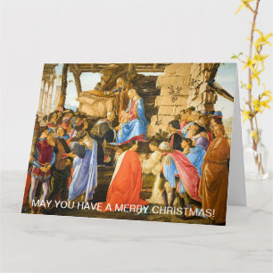 Adoration of the Magi Sandro Botticelli 1475-1476 Card