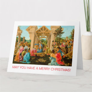 Adoration of the Magi Sandro Botticelli 1478-1482 Card