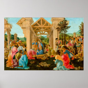 Adoration of the Magi Sandro Botticelli 1478-1482 Poster