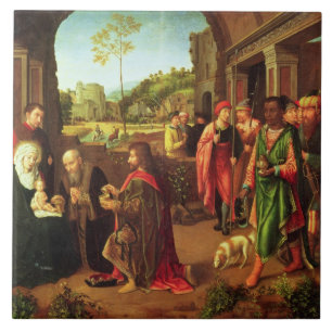 Adoration of the Magi Tile