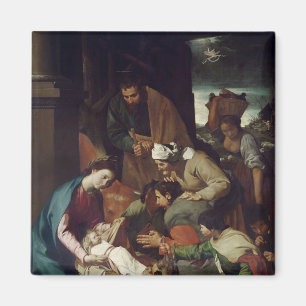Adoration of the Shepherds, 1630 Magnet