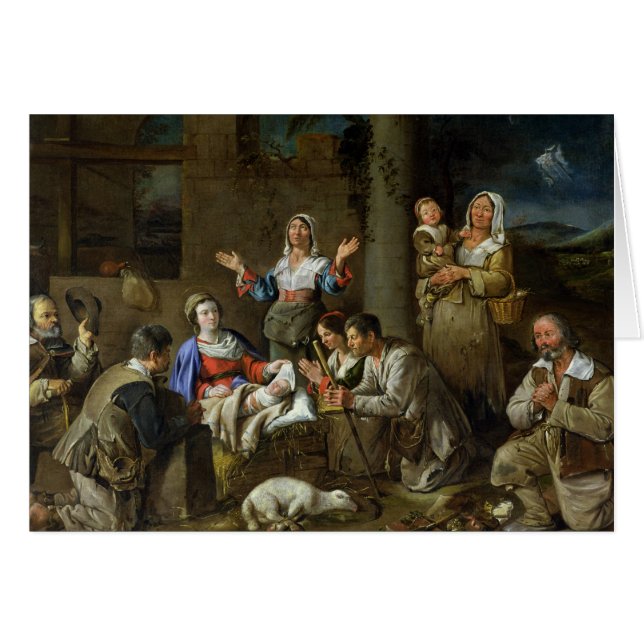 Adoration of the Shepherds, c.1659 (Front Horizontal)