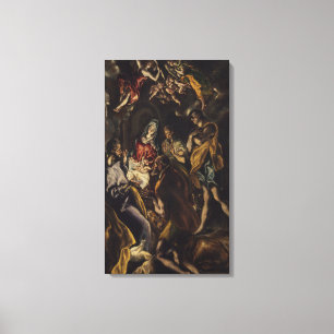 Adoration of the Shepherds Canvas Print