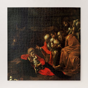 Adoration of the Shepherds (Caravaggio) Jigsaw Puzzle