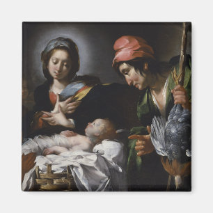 Adoration of the Shepherds, circa 1615 Magnet