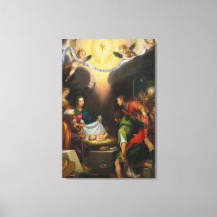 Adoration of the Shepherds - Ludvica Cigoli Canvas Print