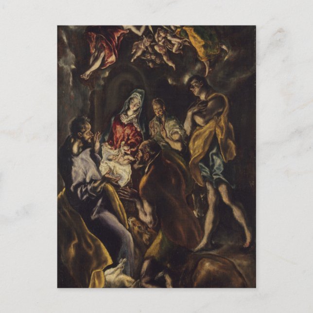 Adoration of the Shepherds Postcard (Front)