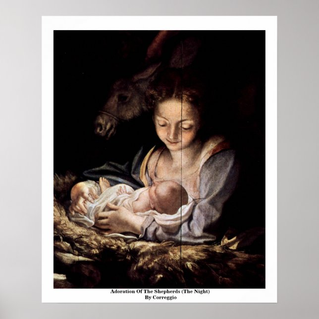 Adoration Of The Shepherds (The Night) Poster (Front)