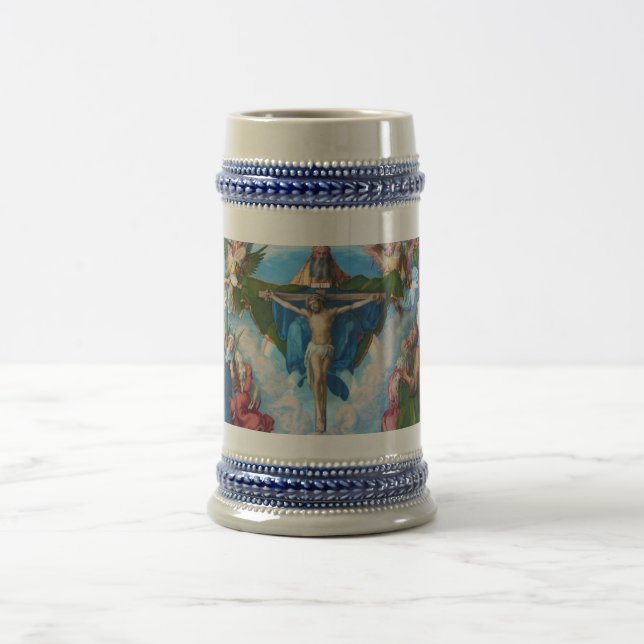 Adoration of the Trinity, Albrecht Durer Beer Stein (Center)