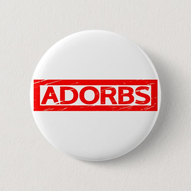 Adorbs Stamp 2 Inch Round Button (Front)