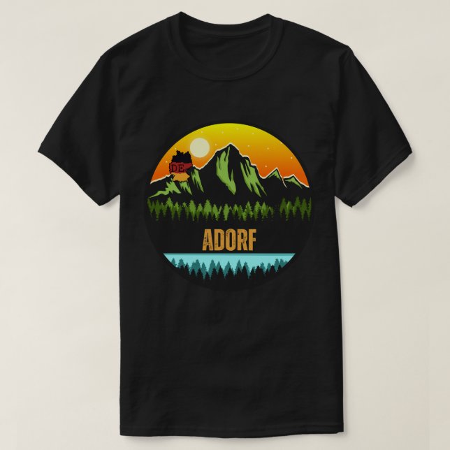 Adorf, Germany T-Shirt (Design Front)