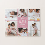Adoring Collage EDITABLE COLOR Personalized Puzzle<br><div class="desc">Photo gifts make the best gifts! Easily personalized with your text and/or photo(s) for a custom look. Designed by Berry Berry Sweet. View more designs at www.berryberrysweet.com</div>