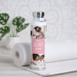Adoring Collage EDITABLE COLOR Water Bottle<br><div class="desc">Visit our shop at www.berryberrysweet.com for stylish and modern stationery and personalized gifts.</div>