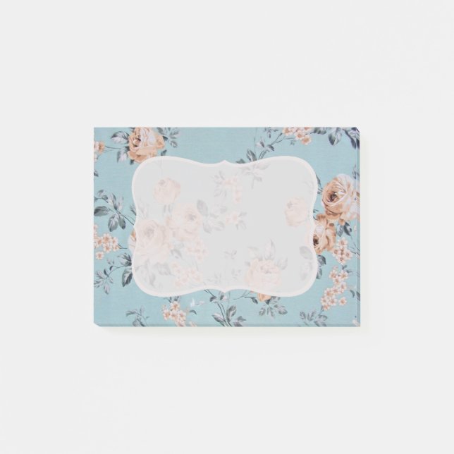 Adoring Flowers - Post-it® Notes 4"x3" Antoinette (Front)