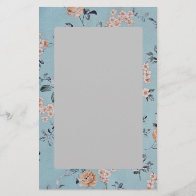 Adoring Flowers - Stationery (Front)