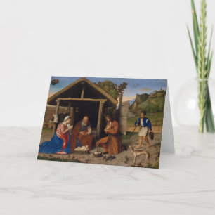 Adoring Shepherds Holiday Card