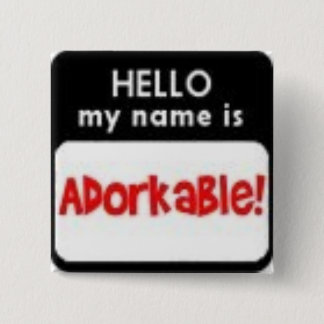 aDORKable 2 Inch Square Button
