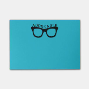 Adorkable - Dork - Nerd - Geek Post-it Notes
