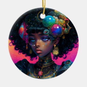 Adorned Knight Ceramic Ornament