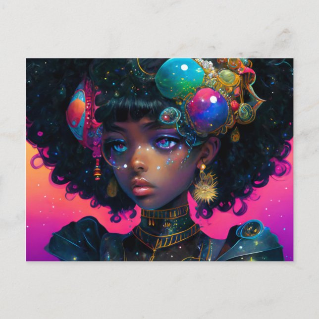 Adorned Knight Holiday Postcard (Front)