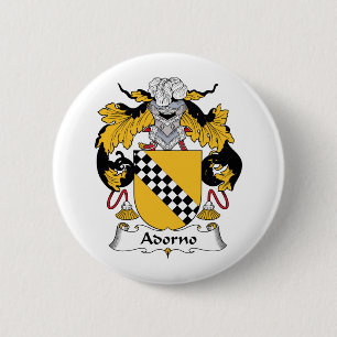 Adorno Family Crest 2 Inch Round Button