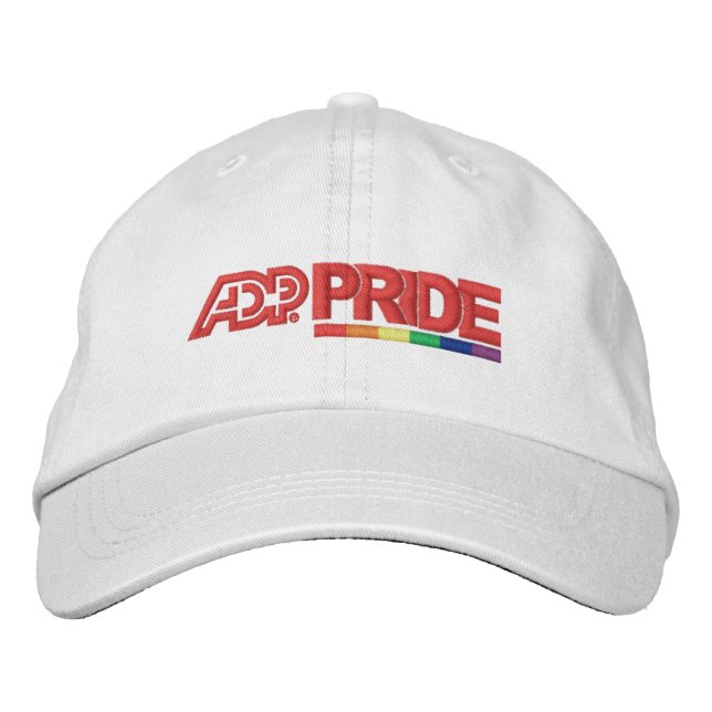 ADP Pride Casquette réglable - Blanc (Devant)