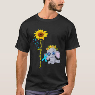 Adrenal Insufficiency Awareness Baby Elephant Sunf T-Shirt