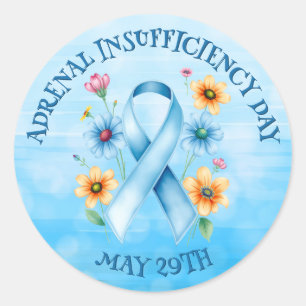 Adrenal Insufficiency Day - May 29th Classic Round Sticker
