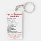 adrenal insufficiency key chain 2 sided