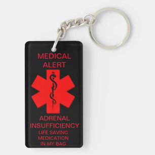 ADRENAL insufficiency keychain