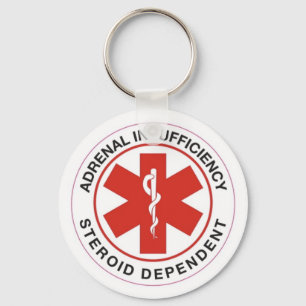 Adrenal Insufficiency: Steroid Dependent key chain